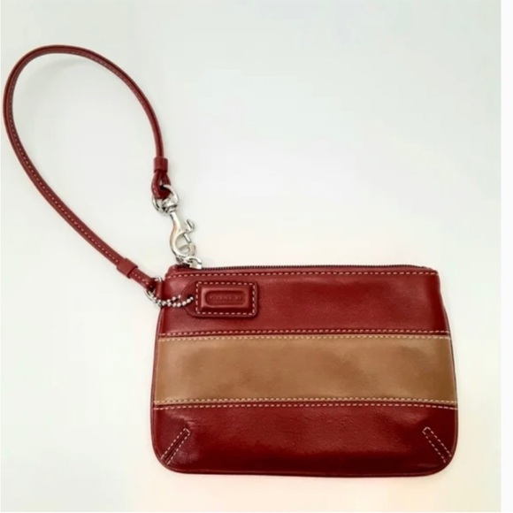 Coach vintage Leather Wristlet wallet - Picture 2 of 7